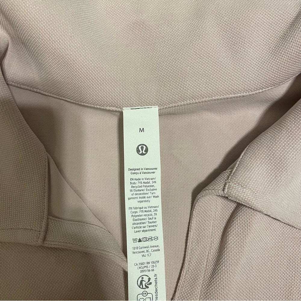 Lululemon Softstreme Pique Oversized LS Polo Shirt - Picture 2 of 3